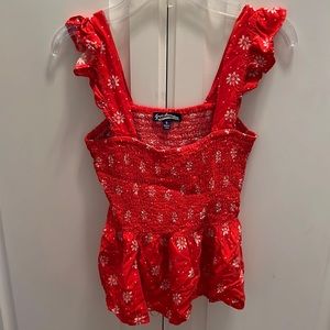 Freshman Floral Tank Size Small